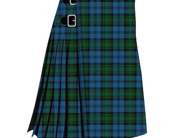 Clan Kerr Hunting Tartan Kilt-Handmade Scottish Tartan Kilts