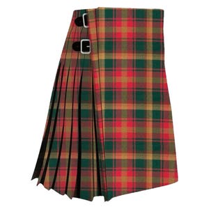Clan Maple Leaf Tartan Kilt-Handgefertigter Schottischer Tartan Kilt
