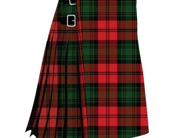 Clan Kerr Tartan Kilt- Handmade Scottish Tartan Kilts