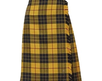MacLeod-kilt met Schotse ruit voor dames - voor heren Aangepaste maat Traditionele kilts van 8 yard
