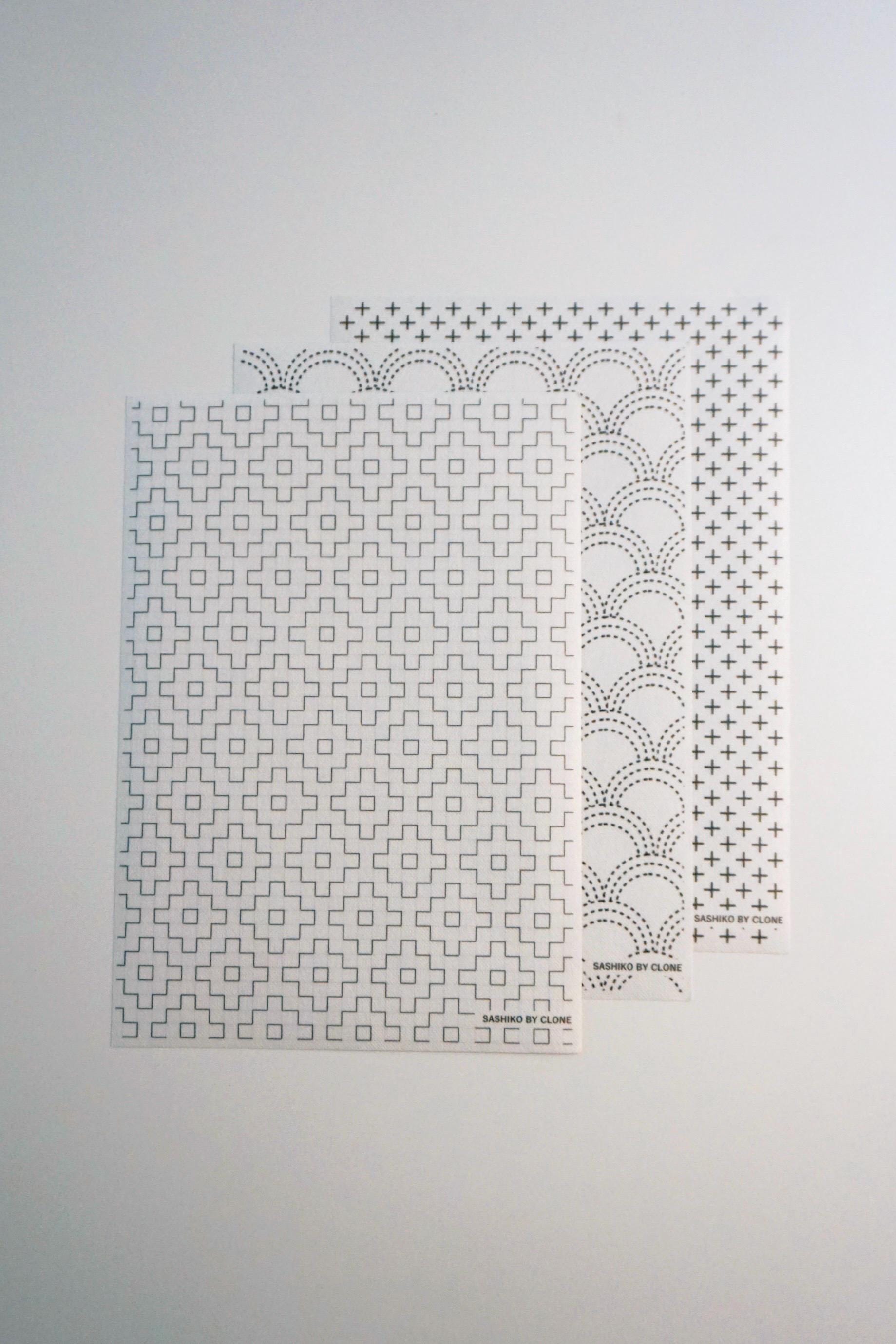 Sashiko Stencil Download [pdf] - Etsy