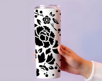 20oz Sublimation Tumbler Wrap in SVG | PNG | Cricut & Canva Compatible
