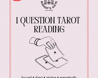 1 Frage Tarot Kartenlegung: Konzentrierte, spezifische Tarotkartenlegung, Antwort vom Göttlichen erhalten