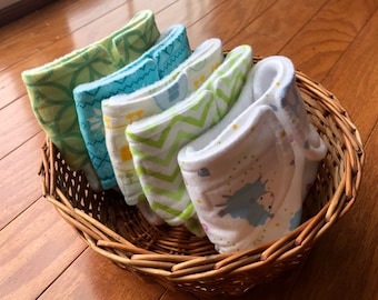Neutral Baby Doll Diaper Set of Five Cloth Diapers