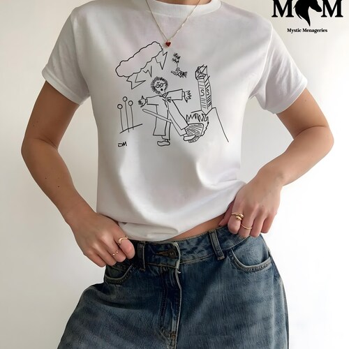 Wizard Sketch Baby Tee, Hp crop tank, bookish crop tank, hp shirt