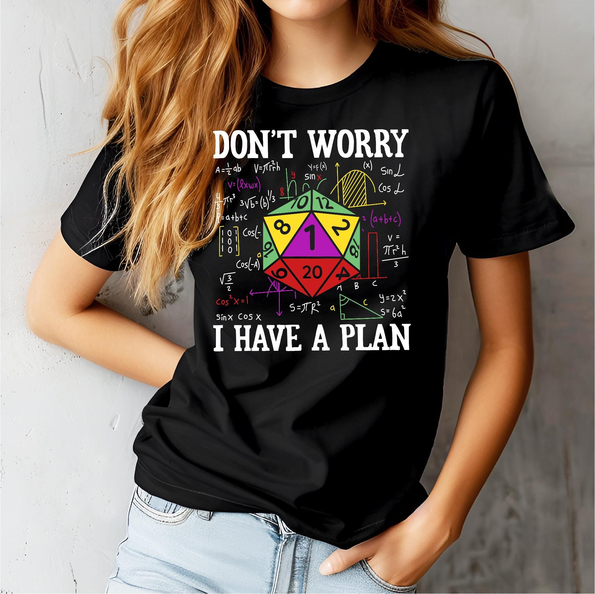 D20 Dice I Have a Plan SVG PNG, Funny Math RPG Dnd Graphic Design for ...