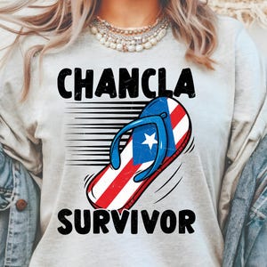 Chancla Survivor SVG, PNG sublimation digital download