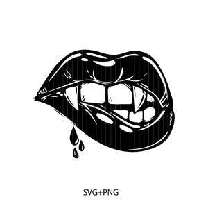 Vampire Lips SVG , Vampire Lips SVG , Vampire Lips SVG , Halloween svg Png, Dxf, Svg Files for Cricut, Sublimation Designs Downloads