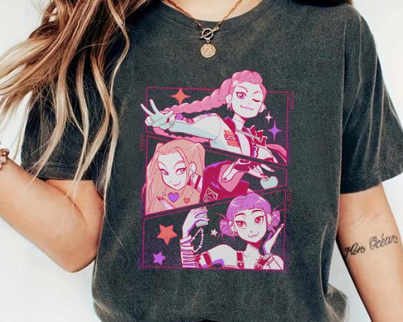 Kpop Manga T-Shirt, Jinu Design (PNG, SVG)