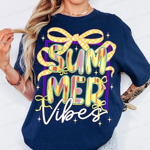 Summer Vibes Png, Sublimation Design, Colorful Summer Clipart, Beach Digital Image, Tropical Png, T-Shirt Design, Instant Download Png