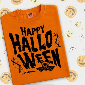Happy Halloween SVG, Halloween Bat SVG, Halloween Svg, Digital Download, Cricut, Silhouette, Glowforge