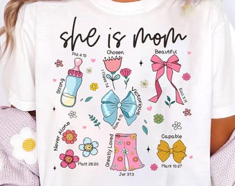 Floral Mama Png, sie ist Mama Design (digitaler Download)