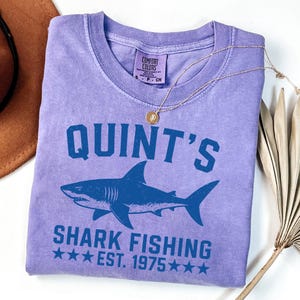Vintage Quint&#39;s Shark SVG PNG, Fishing 1975 Retro Fisher Birthday,  Funny Shark Lover Ocean Wildlife svg , Trendy Vintage design png