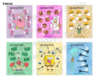 Digital Download | Sponge Living In The Ocean Mini Collection Bundle | Savings Challenge | A7