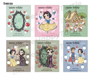 Digital Download | Princess Who Meets 7 Dwarfs Mini Collection Bundle | Savings Challenge | A7