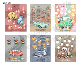 Digital Download | Race Cars Mini Collection Bundle | Savings Challenge | A7