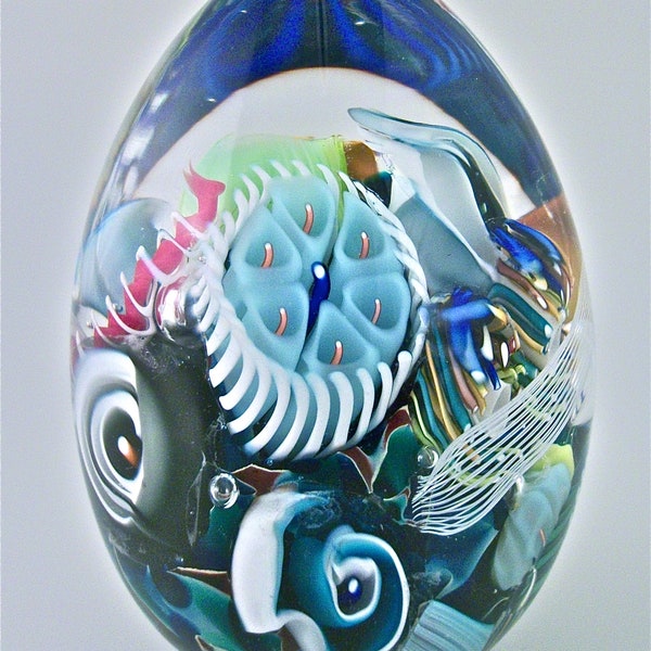 Small Ocean Reef Egg Paperweight