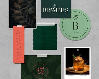 Brambles Semi-Custom Branding Kit – Restaurant, Bar, Cafe Branding
