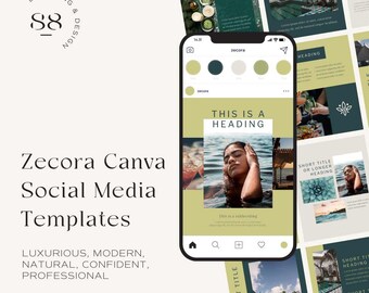 Zecora Instagram Templates Canva