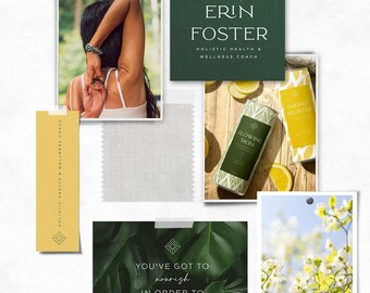 Erin Branding Kit - Semi-Custom Logos für Gesundheit, Wellness Marken