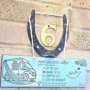 Waterproof Delivery Sign – No More Soggy Notes! image 1