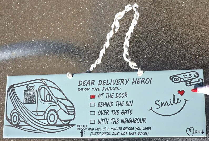 Waterproof Delivery Sign – No More Soggy Notes! image 4