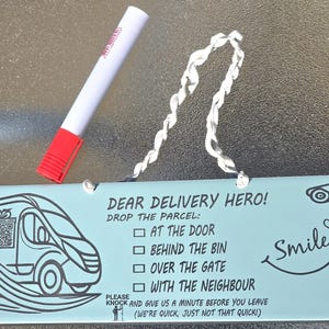 Waterproof Delivery Sign – No More Soggy Notes! image 2