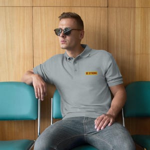 Men&#39;s Premium Polo - Be Strong Edition - Limited Edition
