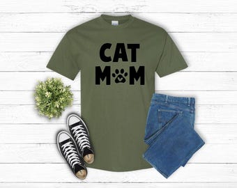 Cat Mom T-Shirt