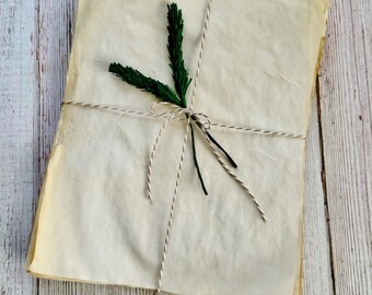 Hand Dyed, Tea Stained Paper for Junk Journal Signatures, Bookbinding, Coffee-free Papers for Crafts
