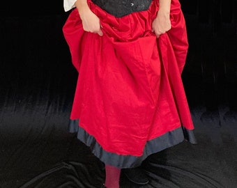 Maiden's ribbon trimmed skirt, Renaissance Faire