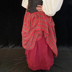 Scottish tartan skirt, Renaissance Faire