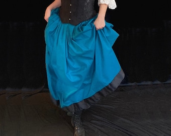 Maiden's ribbon trimmed skirt, Renaissance Faire