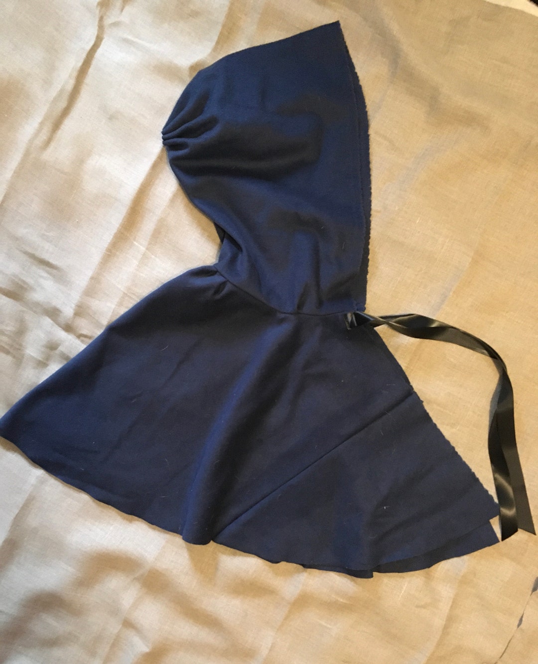Cloack Rag Girl's Blue Wool Cloak, Waist Length, 18th Century, Size L - Etsy