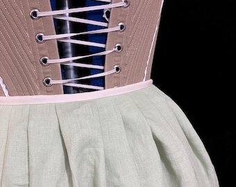 Linnen petticoat, 18e eeuw, maat 12-14