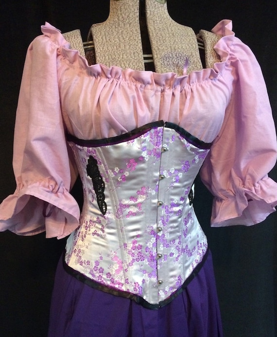 Cherry Blossom Corset Dress Renaissance Faire Three Pieces Etsy