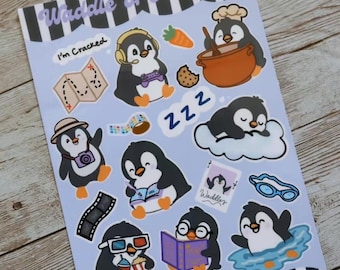 Waddle Of Hobbies Sticker Sheet
