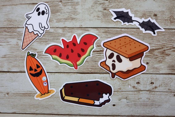 Summerween Snacks Vinyl Stickers