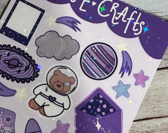 Space Crafts Sticker Sheet