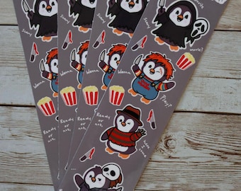 Spooky Little Slashers Sticker Sheet