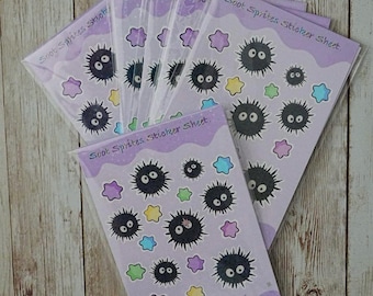 Soot Sprites Sticker Sheet