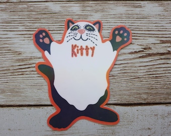 Boo Kitty Vinyl Sticker