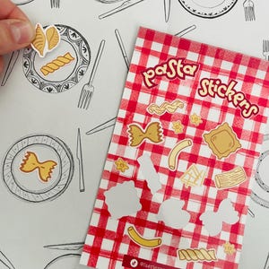 Pasta Sticker Sheet
