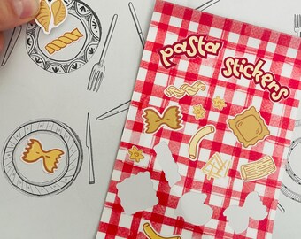 Pasta Sticker Sheet