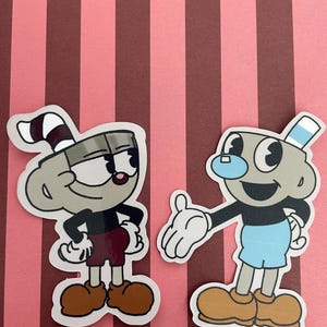 Cuphead Inspired Vinyl Sticker