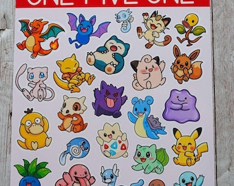 151 Sticker Sheet (Jumbo)