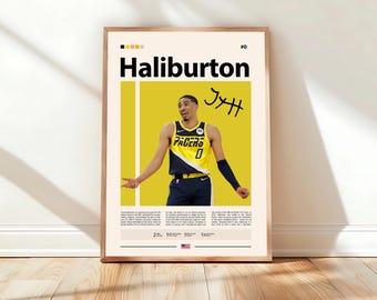 Tyrese John Haliburton Tyrese Haliburton Impression Sur Toile