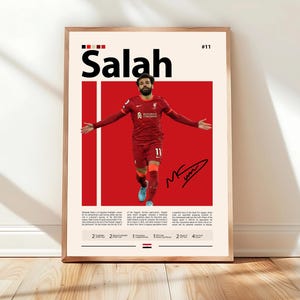 Mohamed Salah Egypt Liverpool print