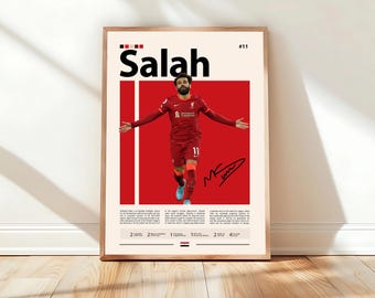 Mohamed Salah Egypt Liverpool print