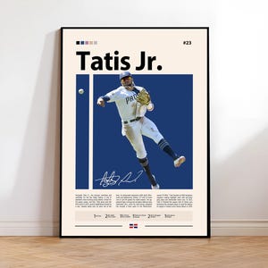 Fernando Tatis Jr. Poster, San Diego Padres Wall Art, MLB Print, Baseball Decor, Padres Fan Gift, Sports Bedroom, Man Cave Artwork